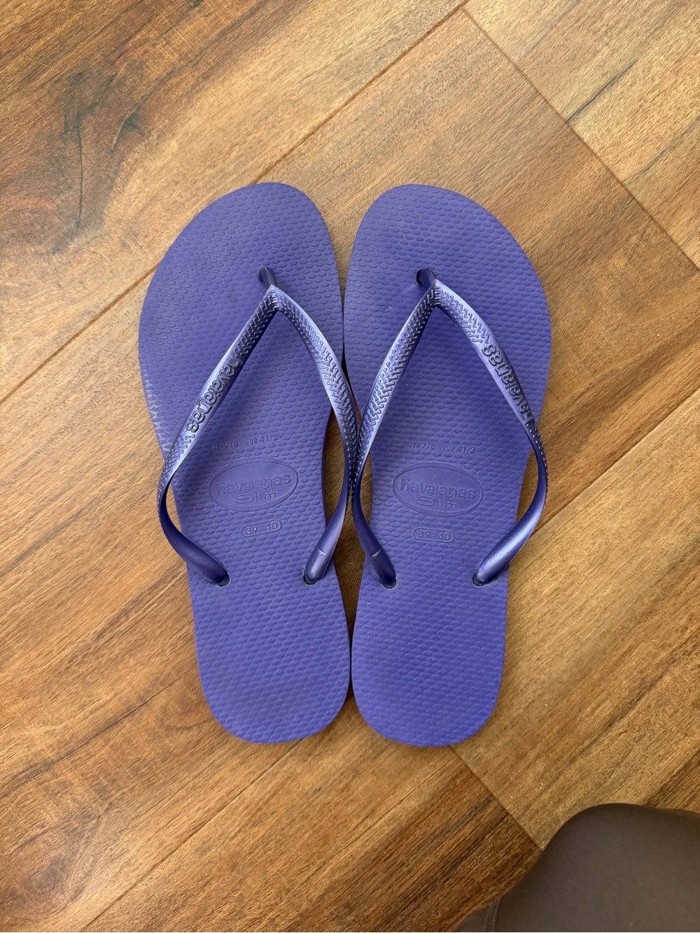 Havaianas Slim Flip Flops in Purple for Women
